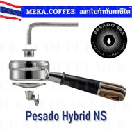 PESADO Hybrid Portafilter NS Model (Naked + Spouted) For Nuova Simonelli Victoria Arduino Coffee Rod