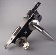 Handle Pintu Model Pisah Set Stainless Sus 304/ kunci pintu model pisah lengkap sus 304