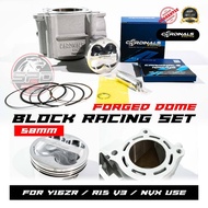 Block Racing Set Forged Dome 58mm for Y16 / R15 V3 / NVX Cardinals Racing