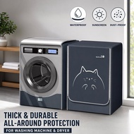Washing Machine Cover Waterproof Oxford Cloth Dust Cover For Top Load Front Load Mesin Basuh