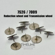 7S26 / 7009 Seiko Watch Reduction Wheel and Transmission Wheel (1piece)