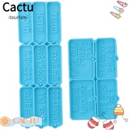 CACTUS 2Pcs Resin Mold, Silicone Molds Swear Words Keychain, Bad Words Cuss Words Men