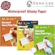 NISO A4 Glossy Photo Paper 135gsm /180gsm / 210gsm Inkjet Paper / Kertas Gambar