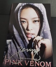 極珍貴 韓國女團 Blackpink Jennie 金智妮 親筆 簽名 宣傳品 激罕 值得收藏
