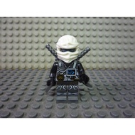 Custom Lego Ninjago - Zane w/Katana Mini Figure