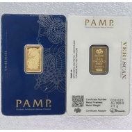 2.5g Lady Suisse or Classic Lady Suisse-2.5g PAMP Suisse Carbon Neutral Lady Gold Bar – 24k Gold pla