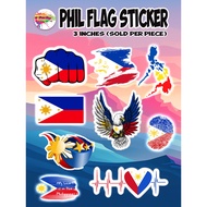PHILIPPINE FLAG WATERPROOF STICKER