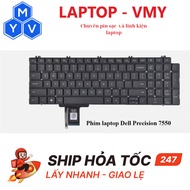 Keyboard for Dell Precision 7550 7560 7750 black LED laptop