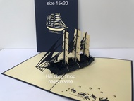 Combo 10 chiếc Thiệp 3D - Khách chọn được mẫu - Các size 15x15 12x18 15x20 .