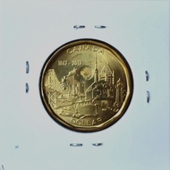 🇨🇦加拿大2017年「建國150週年」1加元紀念幣-全新UNC