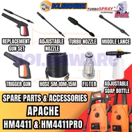 APACHE HM4411 & HM4411PRO SPAREPART SPARE PART HIGH PRESSURE WASHER WATERJET TURBO SPRAY GUN NOZZLE 