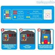 Un* Toddler Sliding Puzzle Game Toy Electric Slide Puzzle Education Toy