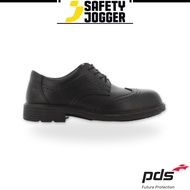 SAFETY JOGGER MANAGER S3 ESD SRC Safety Shoe, Steel Toe Cap Slip Resistant Work Shoe - Black