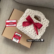 Christmas Hampers Gift Box Winter Crochet Bag - Christmas Gift Cute Knitting Bag