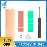 Copper M.2 SSD HeatSink Hard Disk Cooler with Thermal Solid State Disk Radiator 0.5mm for M.2 2280 N