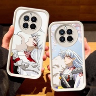 White Casing for Realme 12 13 Narzo 70 12X N65 Plus Pro Lite 5G S97 InuYasha