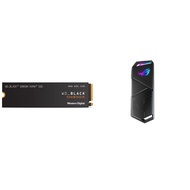 ROG STRIX Arion Aluminum Alloy M.2 NVMe SSD External Portable Enclosure Case Adapter and WD_BLACK 2T