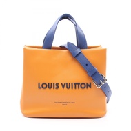 【二手】路易威登LOUIS VUITTON手提包 MINI 2WAY M28310 藏紅花黃皮革迷你購物手提包 男士二手 A