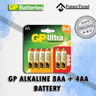 GP Alkaline 8AA + 4AA Battery