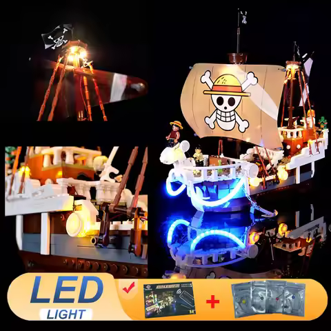 LED Light Kit For LEGO 75639 Pirate Ship Model Lamp Christmas Gift (Not Include Building Blocks Bric