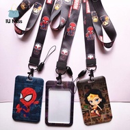 IU MISS Kawaii Collect Box Subway Bus Card Bag Bus Card Holder Bank Credit Card Office School Card Protective Cover Photocards Storage Card Holder With Rope Marvel Bus Card Sleeve