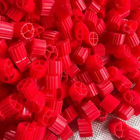 Red K1 Filter Media Biological Filtration Media Bio Balls Water Treatment for Fish Tank Aquarium Fil