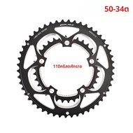 จานจาน110BCD จักรยานเสือหมอบ9/10/11S goldix 50T/34T ชิ้นส่วนจักรยานเบาพิเศษสำหรับ SRAM FSA