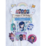 Limited Stock - [besty_mart3] Cake Topper aphmau itsfunneh / Anime Cake Topper / aphmau itsfunneh ca