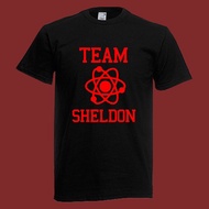 Team Sheldon Bazinga Logo Men'S Black T-Shirt
