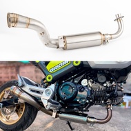 Motorcycle exhaust full system with DB killer Fit For Honda MSX 125 GROM 125 2013-2023 MSX125 exhaus