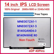 14" LCD Screen MNE007ZA1-3 MNE007ZA1-1 M140NWHE R0 B140QAN04.0 For Lenovo IdeaPad 5 Pro-14ACN6 5 Pro