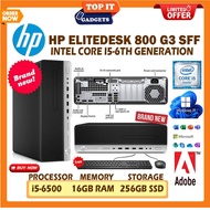 [ BRAND NEW ]  HP ELITEDESK 800 G3 SFF DESKTOP PC  - INTEL CORE I5 -6TH GENERATION / 16GB DDR4 RAM /