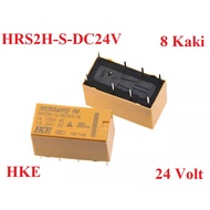HKE HUIGANG PCB Relay 8 pin pin 24v 24volt 24v VOLT HRS2H-S-DC24V HRS2H