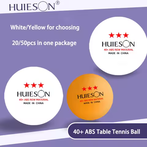 Huieson 3 Star 20/50 PCS ABS 40+ Material Professional Table Tennis Balls TTF Table Tennis Ping Pong