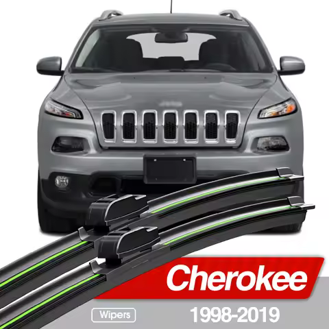 For Jeep Cherokee XJ KJ KK KL 1998-2019 Front Windshield Wiper Blades 2x Windscreen Window Accessori