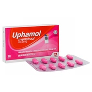 UPHAMOL MENSTRUAL (1 strip 10 Tabs) Pain Relief Period Pain Expired Jan 2026