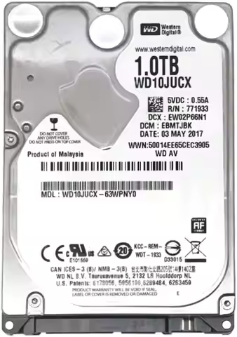 1TB 5400RPM 16MB Cache SATA 6.0Gb/s 2.5" Hard Drive for PS4 Upgrade/Repair