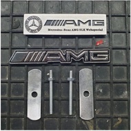 Mercedes Amg Front Grille Rear Fender Metal Emblem Logo