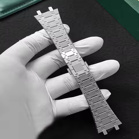 904L Stainless Steel watch band For AP 15400 Audemars Piguet Royal Oak GA2100 2110 Strap 26mm Men's 