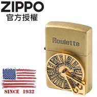 ZIPPO 幸運輪盤(仿古黃銅)防風打火機 / 韓國設計款