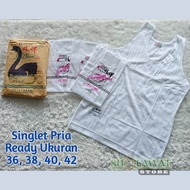 KATUN Swans Brand Original Black Swan Brand/ Adult Men's Singlet/ Adult Men's Undershirt/ Adult Men'
