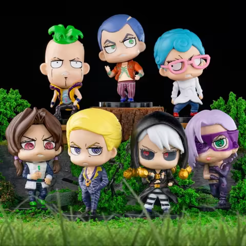 Bandai JoJo's Bizarre Adventure Golden Wind Vol 03 Chibi Big Eyed Capsule Figures Mini Collectible D