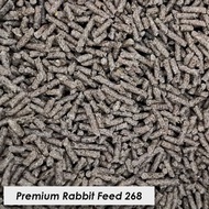 PREMIUM RABBIT FOOD PELLETS 268 // MAKANAN ARNAB DEDAK // ( REPACK 1 KG)