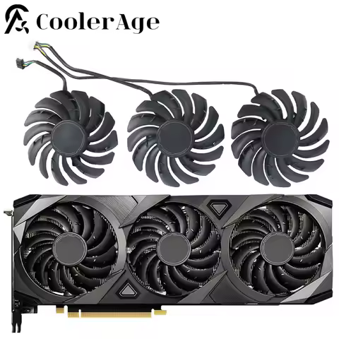 Video Card Fan Replacement for MSI GeForce RTX 3070 3080 3090 VENTUS 3X OC 85MM PLD09210B12HH RTX307