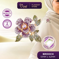 Ozel Flower Brooch B329 Kerongsang  Bunga & Pin Tudung, Hijab, Songkok, Baju Kurung & Kebaya untuk M