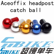 ACEOFFIX Bike Catch Ball Head Tube Bolt For Brompton Folding Bicycle CNC 1PC