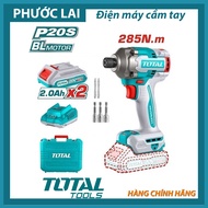Máy siết vít 285Nm dùng pin 20V Total TIRLI2028