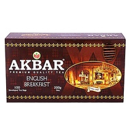 Akbar Premium Classic English Breakfast Tea (100 Teabags) Ceylon Black Tea