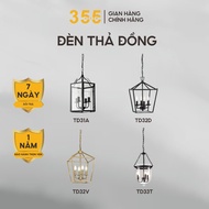 Classic Copper Pendant Lamp TD31A –TD32D - TD32V - TD33T - 355 Decor Lighting E14 Interior Decoratio