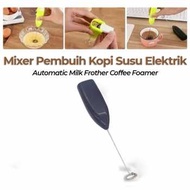 Mixer Mini Pengocok Telur Mixer Portable Pengocok Susu Minuman Milk Frother Electric Battery Power